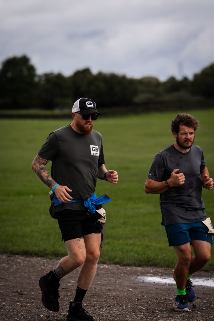 Running with Rob in the later yards.