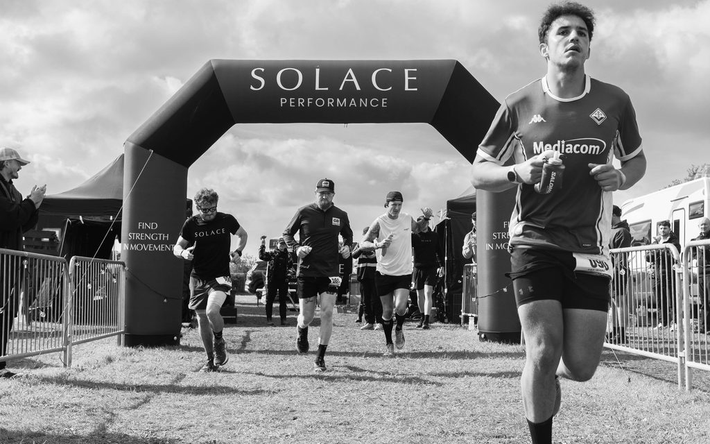 The final 4 setting off for Yard 28 at the solace backyard ultra